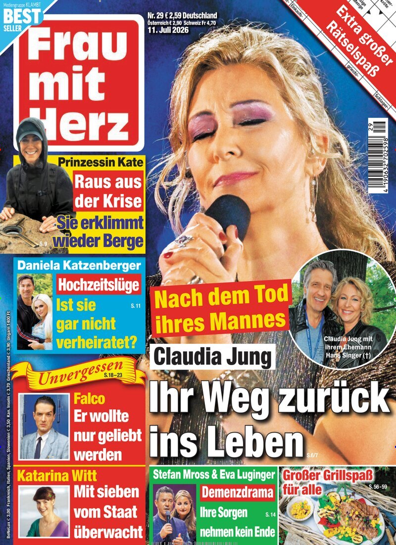 Frau mit Herz