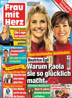 Frau mit Herz