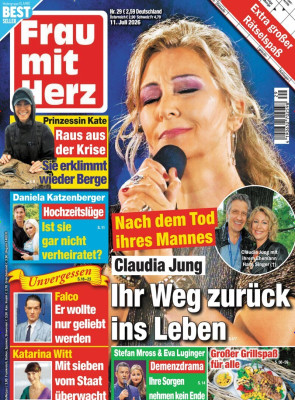 Frau mit Herz