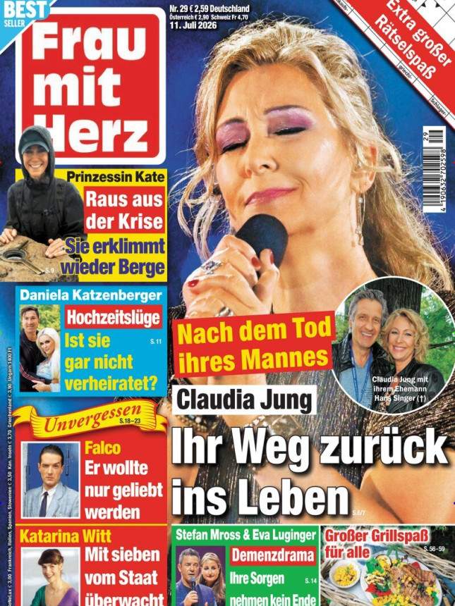 Frau mit Herz